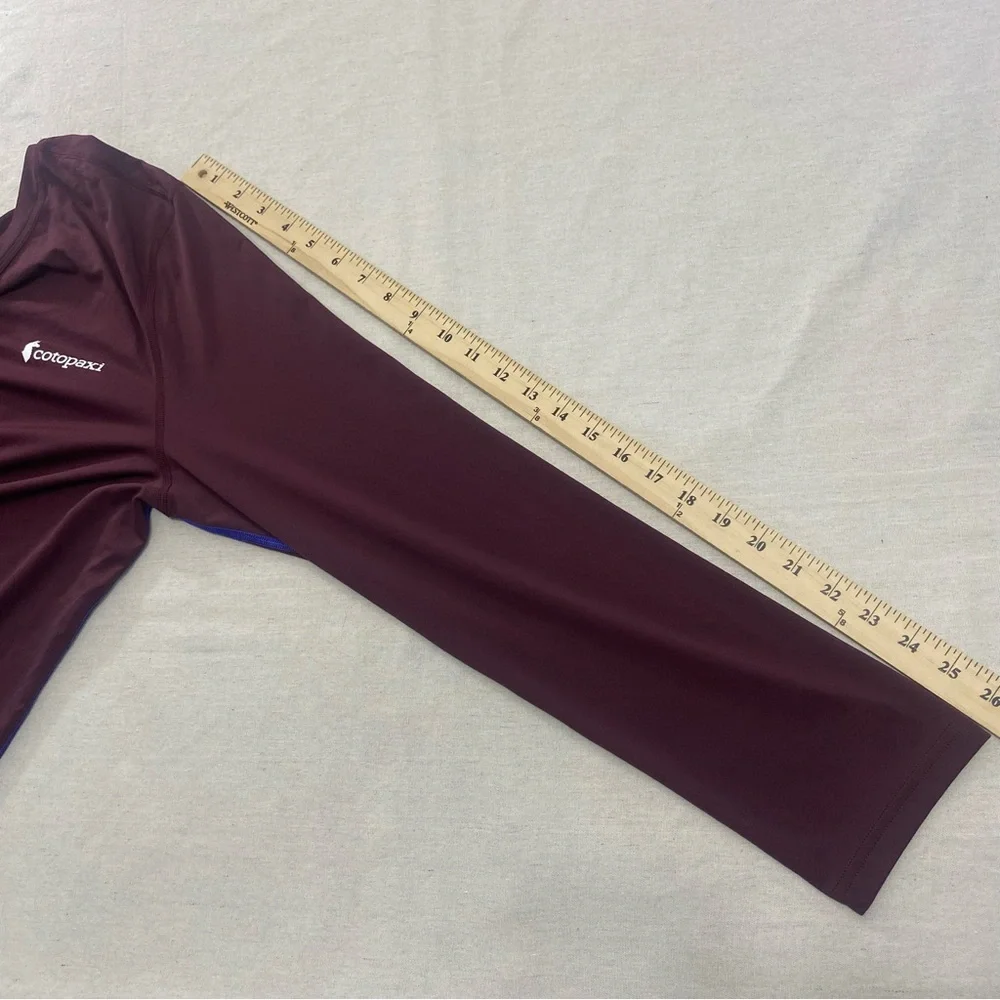 Cotopaxi Shirt Men's L Burgundy Fino Tech Tee Performance Casual Outdoor Hiking - Picture 13 of 13